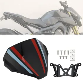 Win-y491-bbr Darupsun Windshield Windscreen Fits For Yamaha Mt-09 Mt09 2021-2023