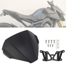 Win-y491-blk Darupsun Windshield Windscreen Fit For Yamaha Mt-09 Mt09 2021-2023 Black