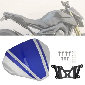 Win-y491-blue Darupsun Windshield Windscreen Fit For Yamaha Mt-09 Mt09 2021-2023 Blue