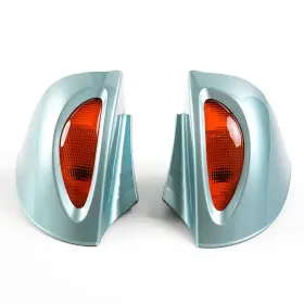 Ry-037 Dfmt #dmall Pair Rear View Mirrors With Turn Signal Light For Bmw R1100 Rt Rtp R1150