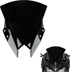 Ws-118-kn524 Dfmt #sui Black Windscreen For 2024 Kawasaki Ninja 500 24 Motocycle Abs Plastic Windshield