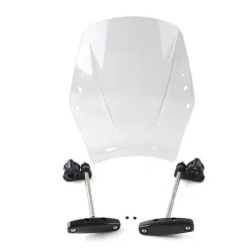 Dictorcoltd 550748584787 1x White Motorbikewindshield Wind Screen Deflector Shield Us