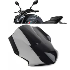Mt-07 Dictorcoltd 550748629136 Motorcycle Windshield Windscreen Deflector With Bracket For Yamaha 2018-2020