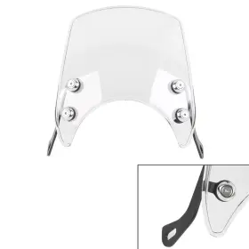 Dictorcoltd 550748650215 Universal Motorcycle Headlight Windshield Wind Deflector Windscreen For Honda