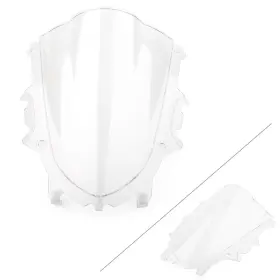 Dreamhighh 550755126499 Front Windshield Windscreen Wind Deflector Fit Yamaha Yzf-r3 R3 2019-2023 Clear