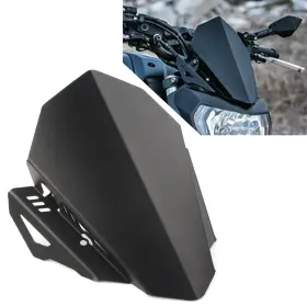 Dreamhighhus 550729129037 Windshield Windscreen Wind Deflector For Yamaha Mt-07 Fz-07 2018-2021 Black Us