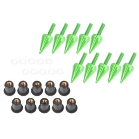 Dreamhighhus 550729818917 10x Windscreen Windshield Spike Bolts For Yamaha Fit Kawasaki Honda Green