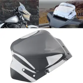 Dreamhighhusa 550744740361 14 Inch Windshield Windsreen Fit Harley Street Glide Cvo Flhxse Flhx 2024 Smoke