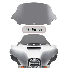Ws-161-hd1419 Dxfpark #cf10.21 Copy3 10.5 Inch Smoke Windshield Windscreen For Harley Electra Street Glide 2014 - 2021