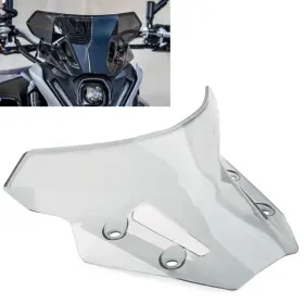 Fz09 Earthoee 550718128263 Windshield Windsreen Wind Deflectors Fit Yamaha Mt09 / Sp 2021-2022 Gray