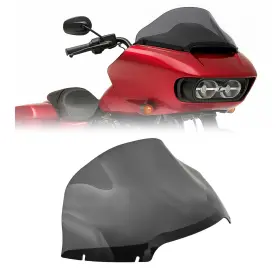 Ecotric Lymp-078t-1-z1 Windshield 14 Smoke Tinted Harley Davidson Road Glide 2015-2024 2310-0570 Front