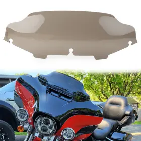 Efmotorshop 211200347677 6 Inch Wave Windshield Windscreen For Harley Touring Electra Street Glide 96-13 Us