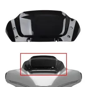 Efmotorshop 550739778393 Us 10ftft Windscreen Windshield For Harley Touring Cvo Street Glide 2023 2024 Blk