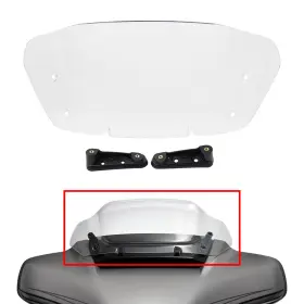 Eparts 140123206139 10 Inch Windscreen Windshield For Harley Touring Cvo Street Glide 2023 2024