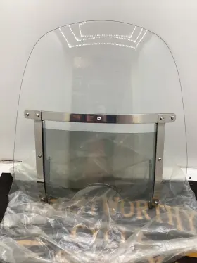58062-01 Eway Nos Harley Quick Release Compact Clear Windshield Oem Features Branding