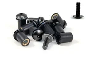 15-36027 Factory Effex 8pk Black Dome Windscreen Screw Kit 15-36027 Factory Effex 8pk Black Dome Windscreen Screw Kit