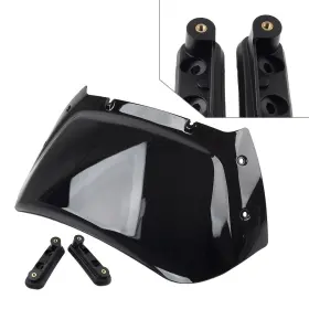 Flashbuyeasy 463984329848 12 Inch Windscreen Windshield For Harley Touring Road Glide Cvo 2023 2024 Black