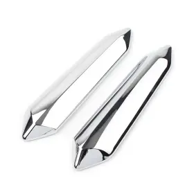 Flashbuyeasy 550749866646 2pcs Windshield Windscreen Strut Covers Chrome For Honda Goldwing Gl1800 2018-up