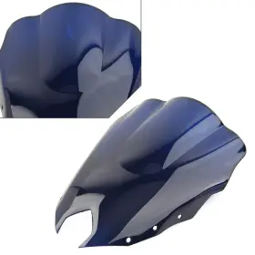 Flashbuyeasy 550753328208 Windscreen Windshield Wind Screen Windproof Fit For Yamaha Fz-6r 2009-2015 Blue
