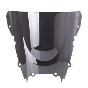 Flashbuyeasy 612031135271 Windshield Windscreen Wind Screen Double Bubble Fits Yamaha Yzf R6 1999-02 Black