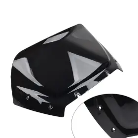 Flashbuyeasyusa 613654185384 12 Inch Windscreen Windshield For Harley Touring Road Glide Cvo 2023 2024 Black