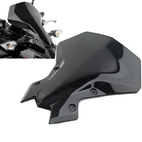Fortodayy 636432300274 Windshield Windscreen Visor Deflector Cover For Kawasaki Z900 Z650 2020-23 Black