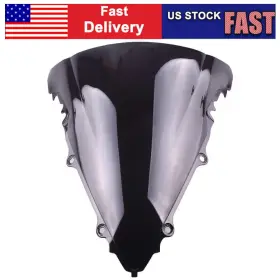 Fortodayyus 550729933023 Windshield Windscreen Fit Yamaha Yzf R6 2003-2005 R6s 2006-2009 Us Store Black