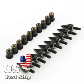 Fx-dfls-ak-ar-rj-240826-m-2 Fxcnc Racing Universal 5mm Fairing Windshield Bolt Windscreen Mounting Screw Kit M5 Black