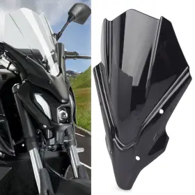 Mt-07 Geminiauto-us 550741177559 Windshield Windscreen Wind Deflector Cover Black Fit Yamaha Mt07 2021-2022