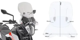 Af7711 Givi Windscreen For 2019-2022 Ktm 390 790 And 890 Adventure R