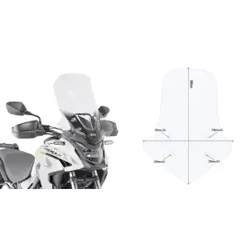 D1171st Givi Clear Windshield For Select Motorcycles