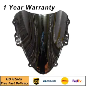 Goodbcdus 550746468287 Fit Suzuki Gsxr600/750 2004-2005 Front Wind Shield Windshield Windscreen Black