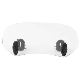 Goodcde 420018119783 28cm Clear Adjustable Clip Windshield Extension Spoiler Wind Deflector Universal