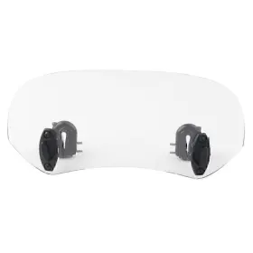 Goodcde 523456375725 28cm Clear Adjustable Clip Windshield Extension Spoiler Wind Deflector Universal