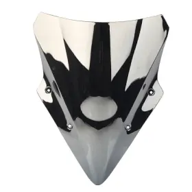 Goodcde 523456397703 Silver Dual Bubble Windscreen Windshield Fit Kawasaki Ninja 650 Ex650 Er6f 17 19