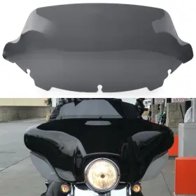 Goodcde 550750992945 10.5 Inch Wave Windshield For Harley Touring Street Glide 2014-2021 Smoke Motorcycle