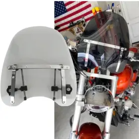 Cb10016sm Goodfitment 18 Inch X16 Large Windshield Windscreen Smoke For Harley Sportster Xl 1200 883 1200c