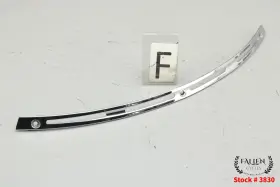 57185-05 Harley-davidson 2012 Street Glide Cvo Windshield Trim Chrome Slotted Grooved