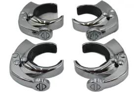 57286-07 Harley-davidson New Oem 49mm Quick Disconnect Windshield Clamps 4