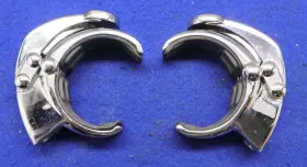 57287-07 Harley-davidson Genuine Sportster Xr1200 55mm Quick Release Windshield Clamps
