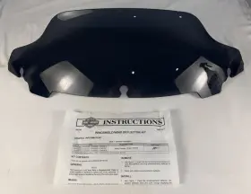 57400229 Harley-davidson Genuine Wind Deflector 7ftft Dark Smoked