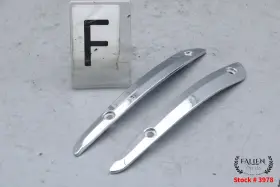 57400262 Harley-davidson 2015 Road Glide Cvo Front Fairing Windshield Trim Left Right Set Chrome