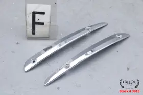 57400268 Harley-davidson 2016 Road Glide Cvo Front Fairing Windshield Trim Left Right Set Chrome