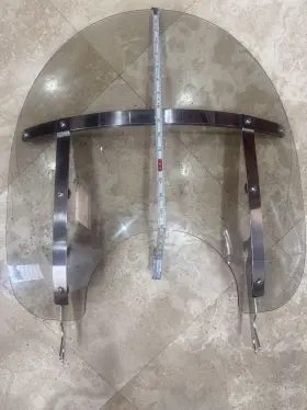57400274 Harley-davidson Oem Free Wheeler 16 Inch Tinted Detachable Windshield