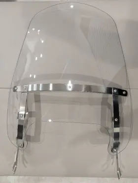 57400368 Harley-davidson Wind Splitter Detachable Compact 19 Inch Windshield #