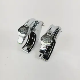 57400468 Harley-davidson Quick Release Windshield Clamps Chrome 49mm