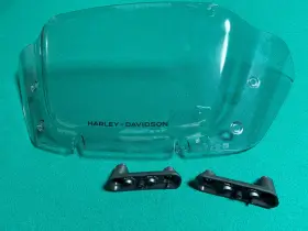 Ft23.5-up Harley-davidson 57400601 Hd Street Glide 8 Inch Light Smoke Wind Splitter Windshield Oem
