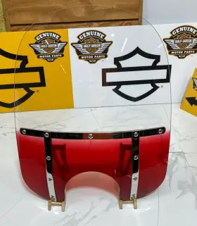 57827-04 Harley-davidson 46240 Memphis Red 00-17harley Heritage Softail Slim Fat Boy 18 Inch Windshield