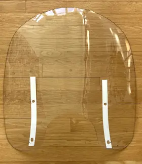 58277-95 Harley-davidson 18 Inch Oem Clear Windshield For Softail Etc. Excellent Condition