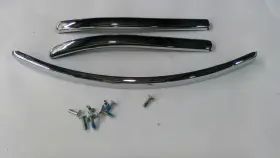 58309-95 Harley-davidson Chrome Wndshld Trim Plain New Oem